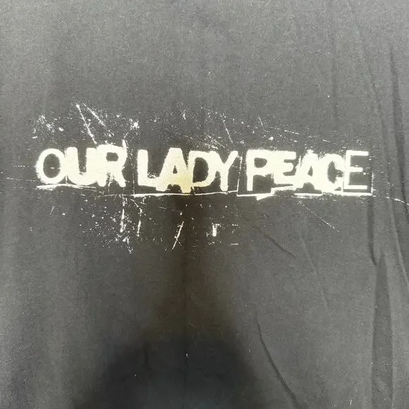 Our Lady Peace Vintage 90s Band T-Shirt XL Rock Tour Graphic Tee